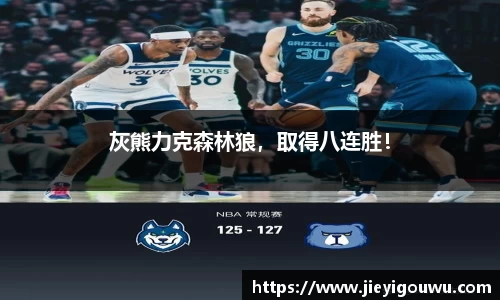 灰熊力克森林狼，取得八连胜！