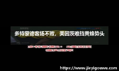 多特蒙德客场不败，美因茨难挡黄蜂势头